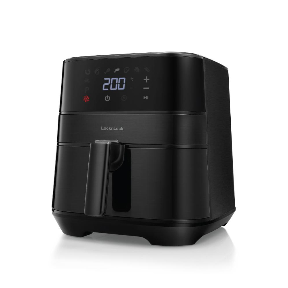 Nồi Chiên Không Dầu LocknLock Air Fryer 5.5L - Màu Đen - EJF284BLK, , large image number 1